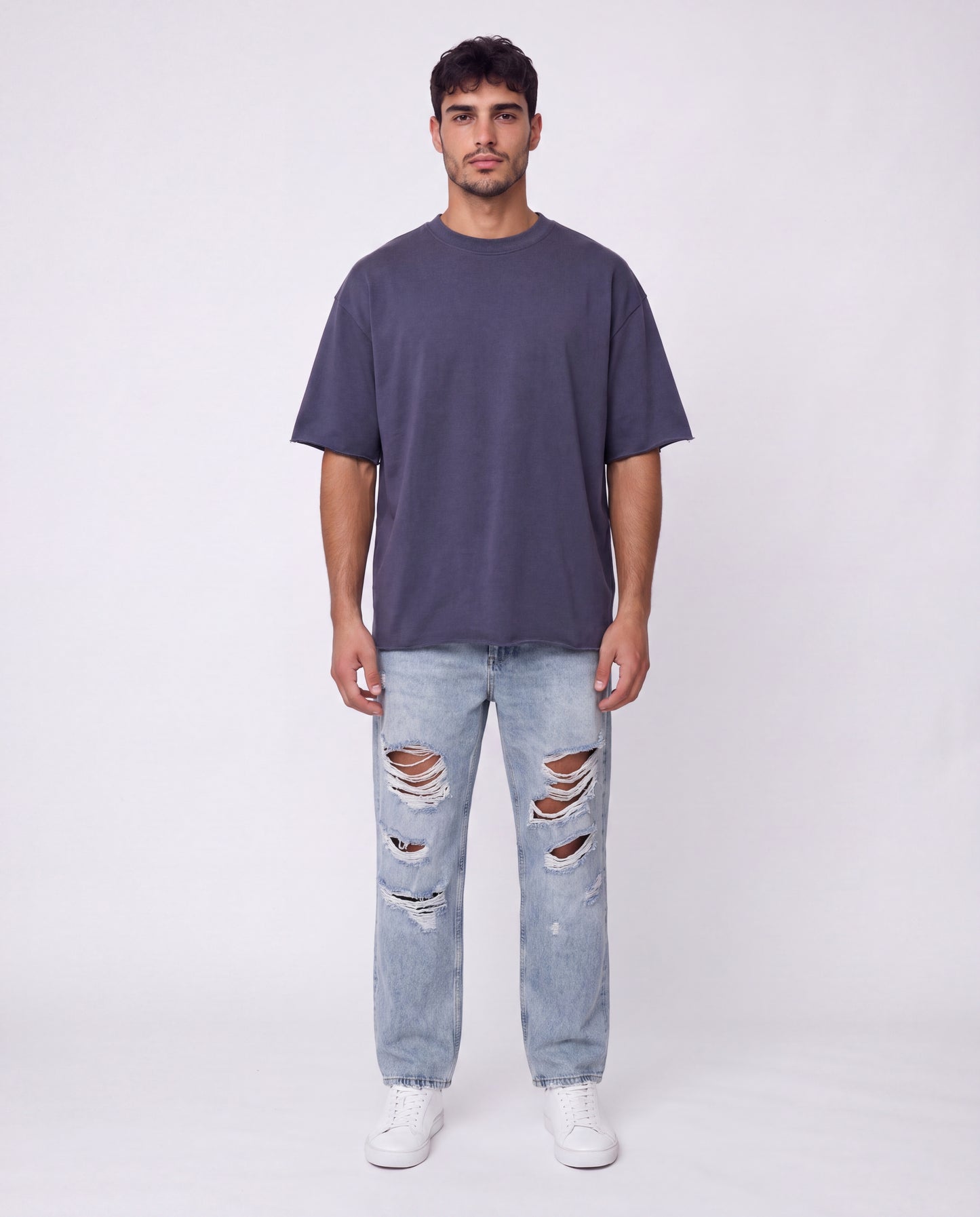 T-shirt- Plain Blue