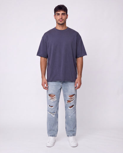T-shirt- Plain Blue