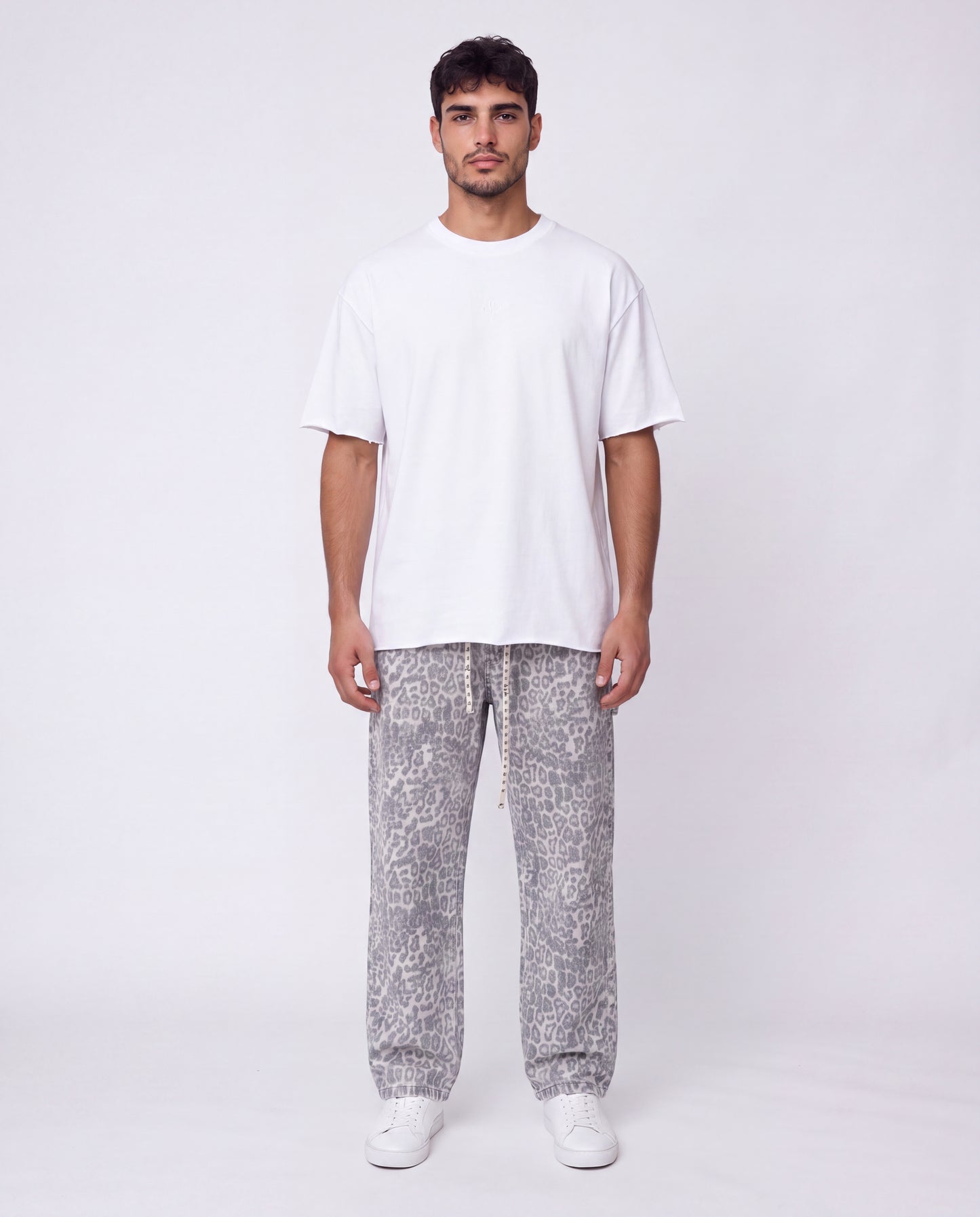Jeans -  Baggy Leopard