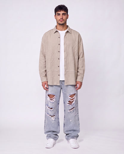 Shirt- OR Beige