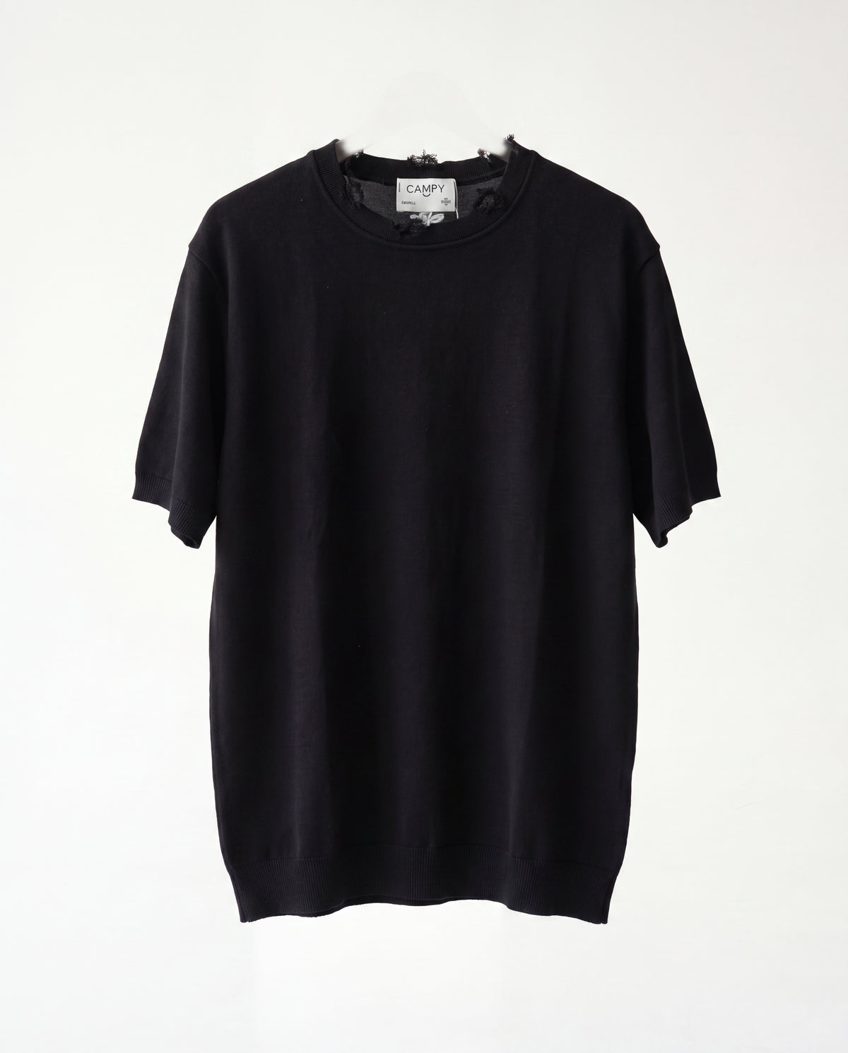 T-shirt Liam's linen rips Black Pro