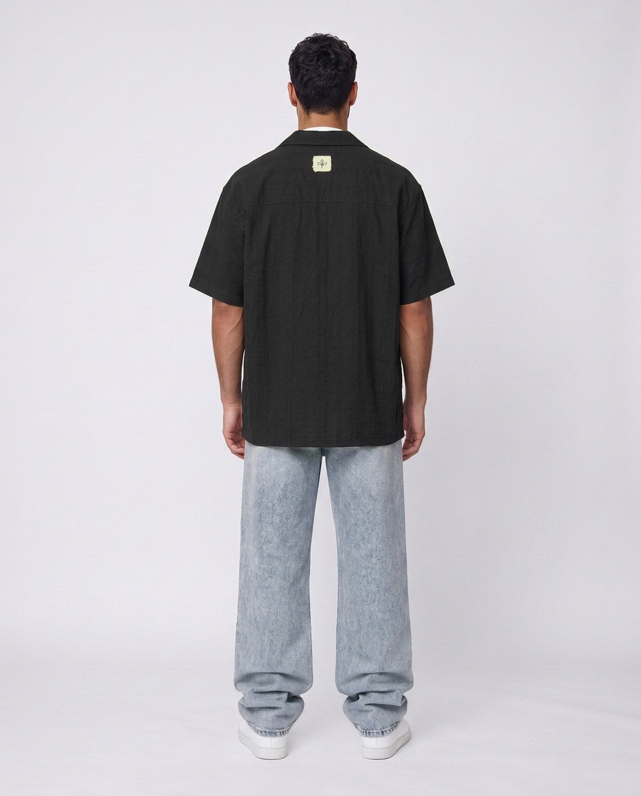 Shirt- Stripes Black