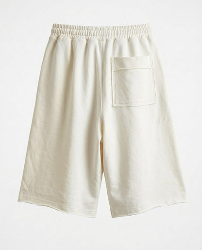 Short - Raw Edge White
