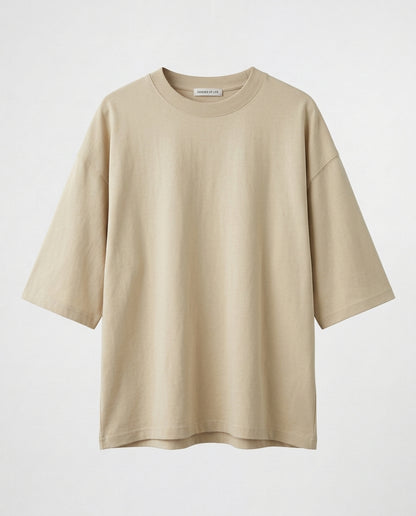 T-shirt- Campy Plain Beige