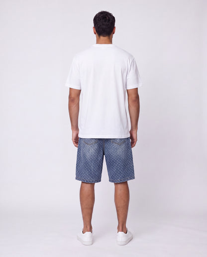 Short - Blue Lines Jeans Plusim