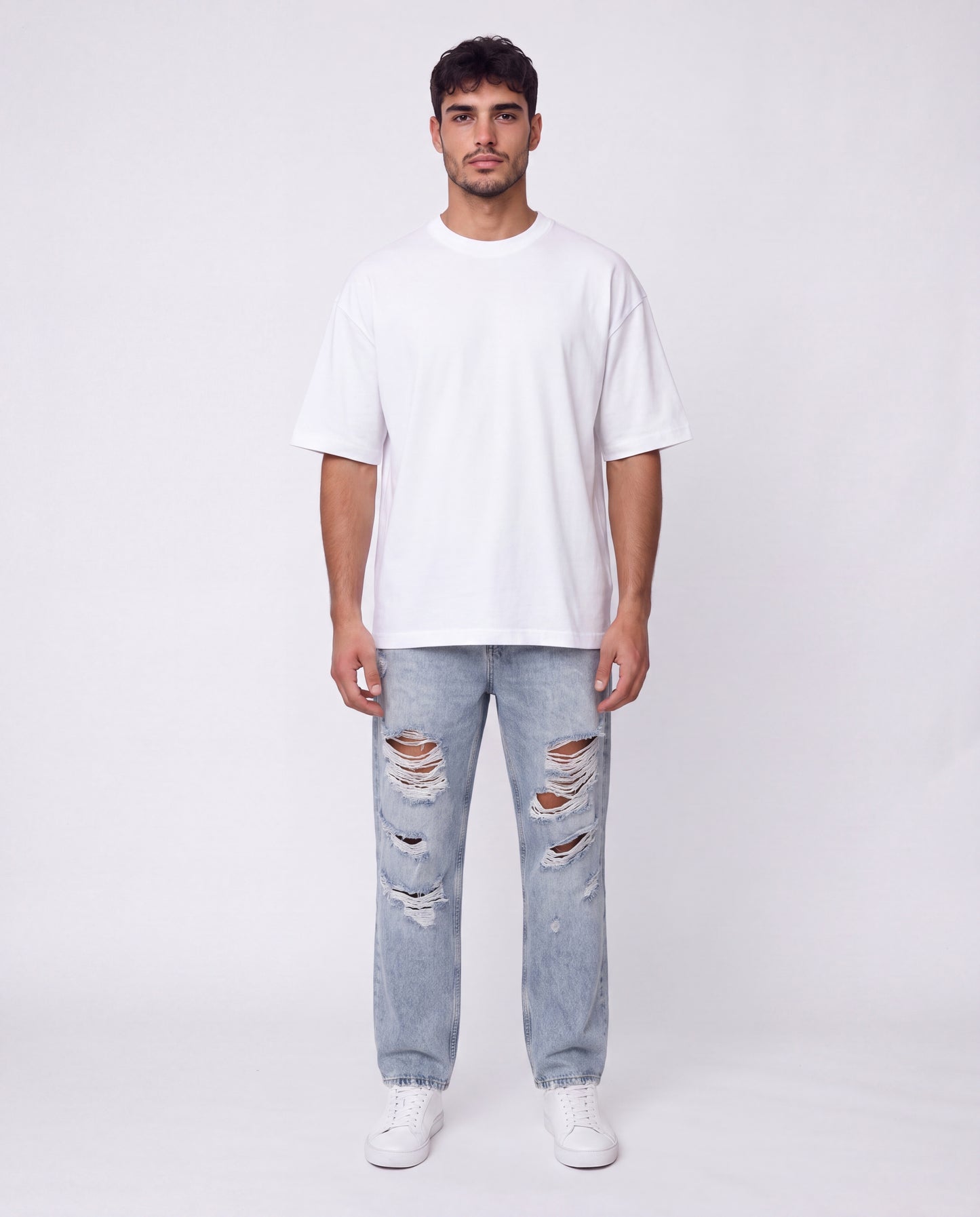 T-shirt- Oversize Richs White