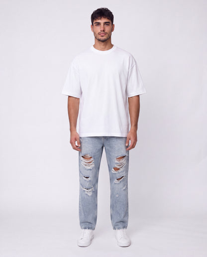 T-shirt- Oversize Richs White