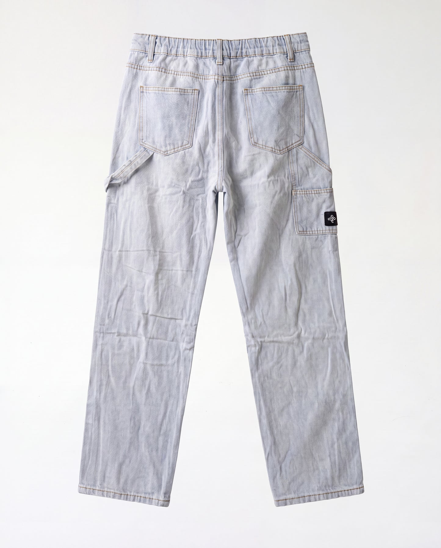 Jeans -  Baggy Denim Ripped