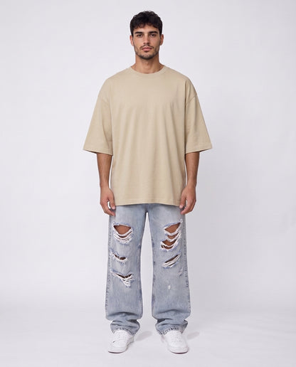 T-shirt- Campy Plain Beige