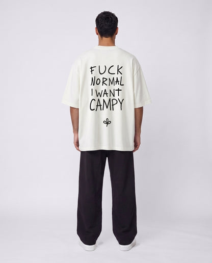 T-shirt FUCK NORMAL Black