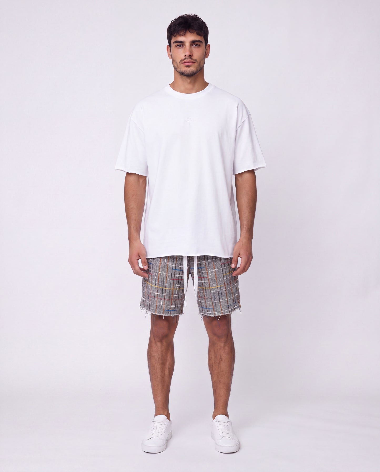 Short - Plaid Gray