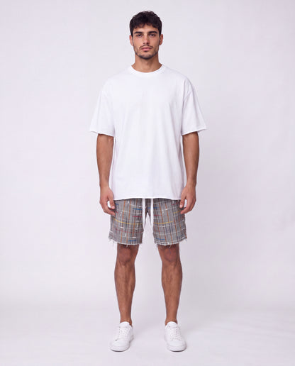 Short - Plaid Gray