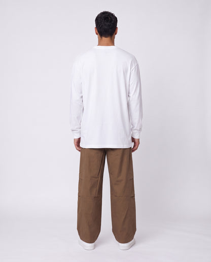 Pants- Linen balloon baggy Khaki