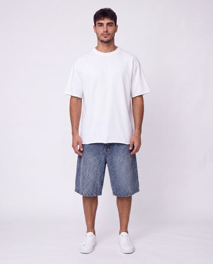 Short - Blue Lines Jeans Plusim