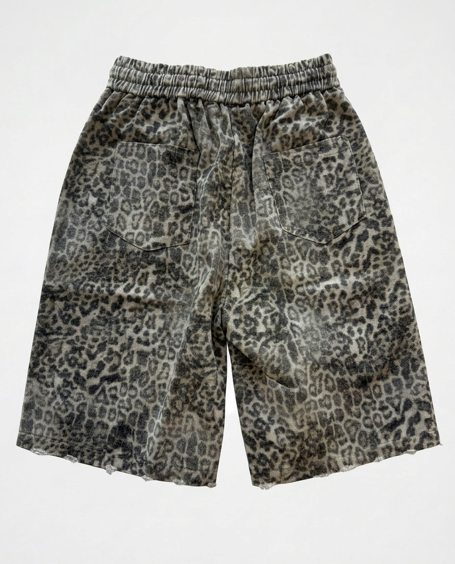 Short - Jeans 00 Leopard