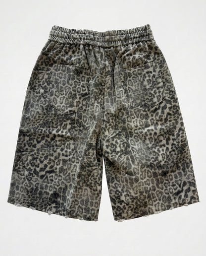 Short - Jeans 00 Leopard