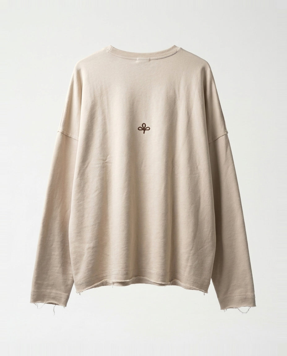 SHIRT- Raw Edge Beige