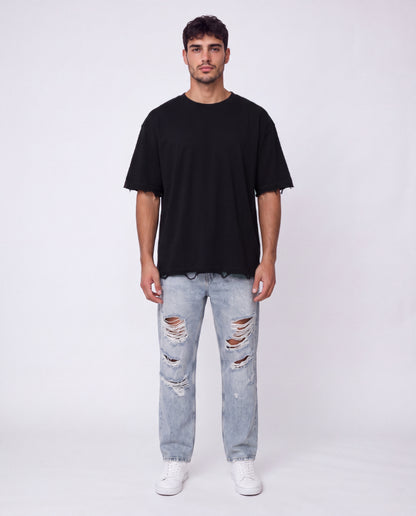 T-shirt Eilat linen Black