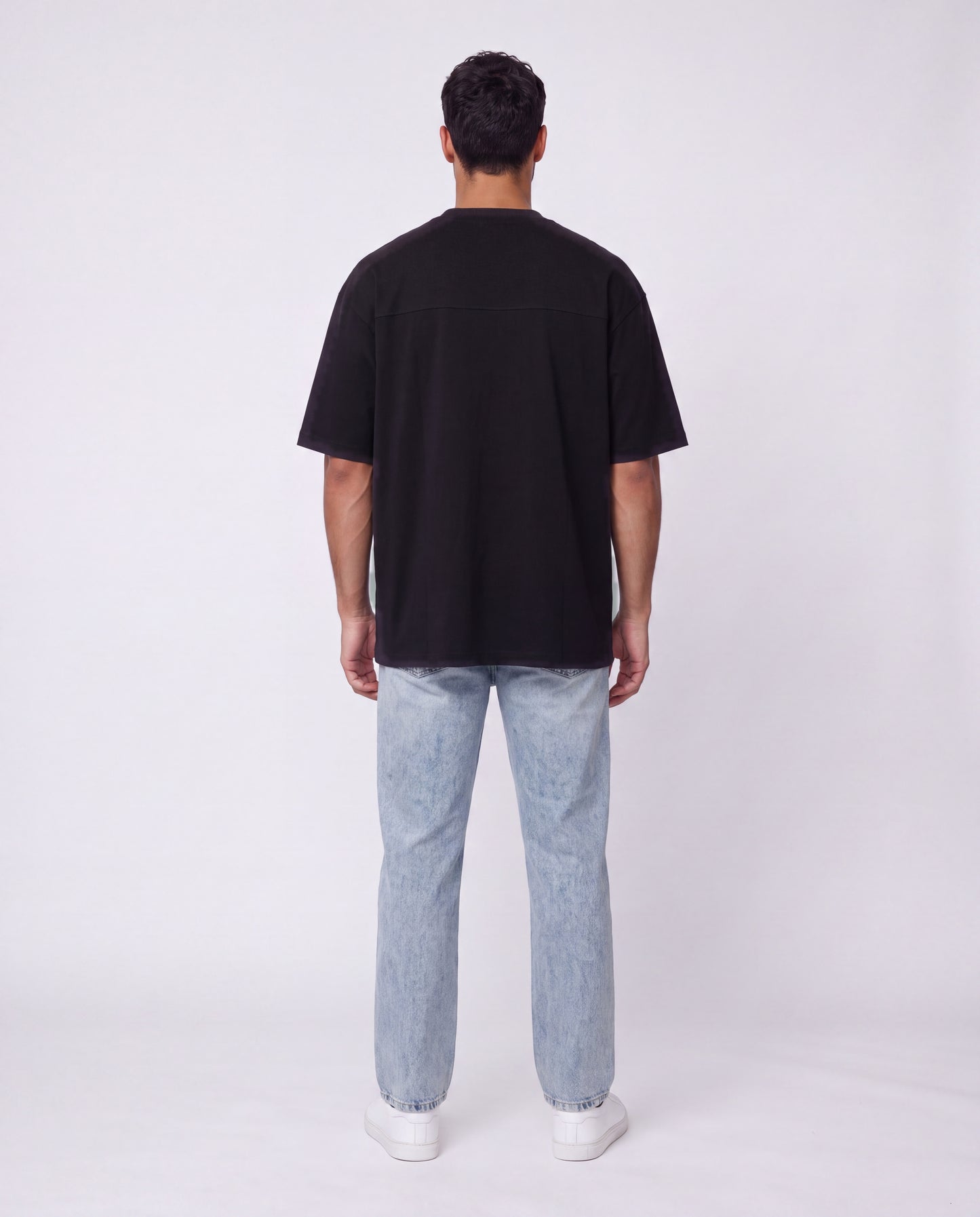 T-shirt- Oversize Flok Black