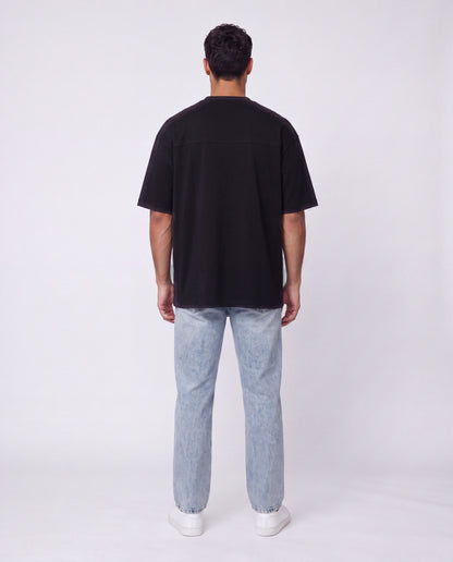 T-shirt- Oversize Flok Black