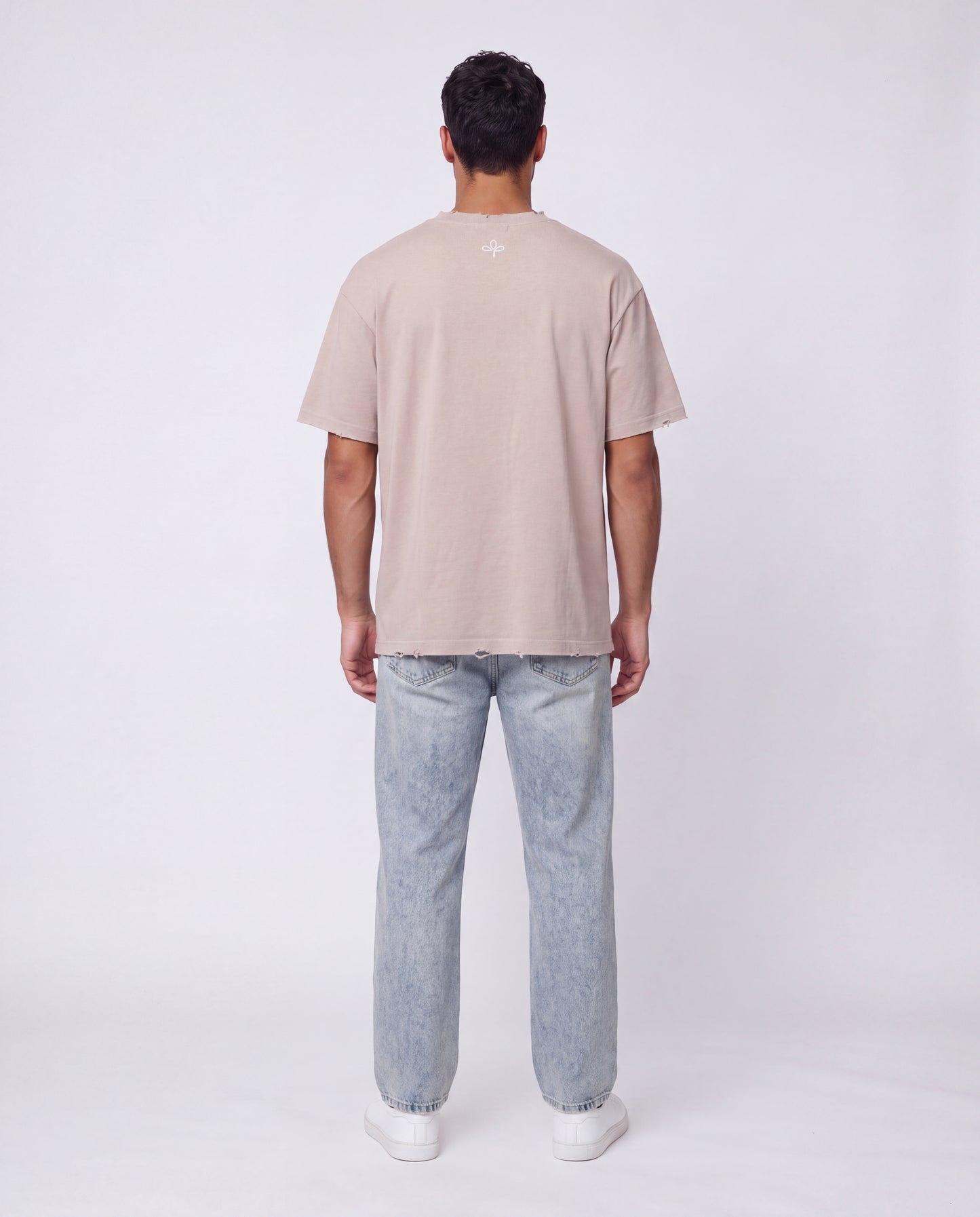 T-shirt Liam's linen rips Beige Pro