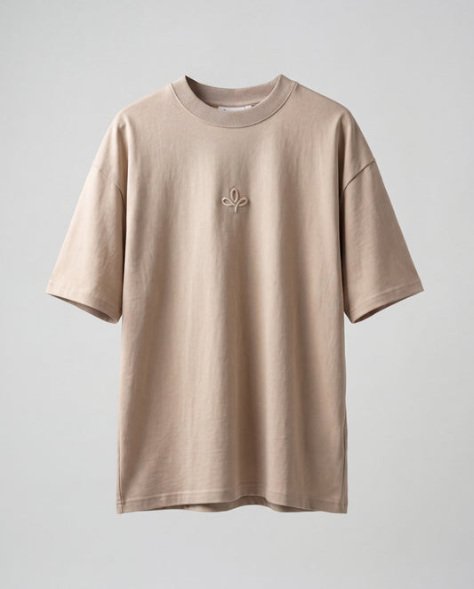 T-shirt- Oversize Flok Mocha
