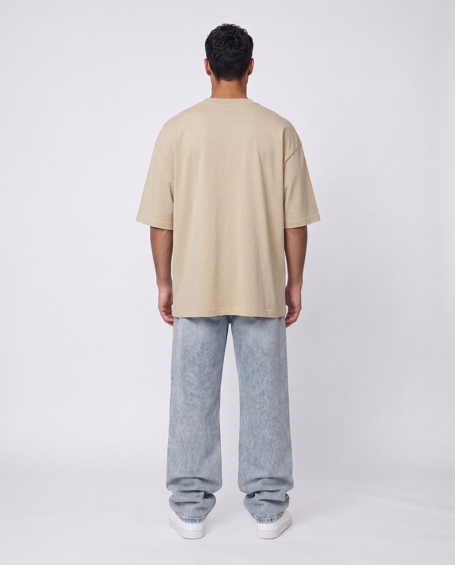 T-shirt- Campy Plain Beige