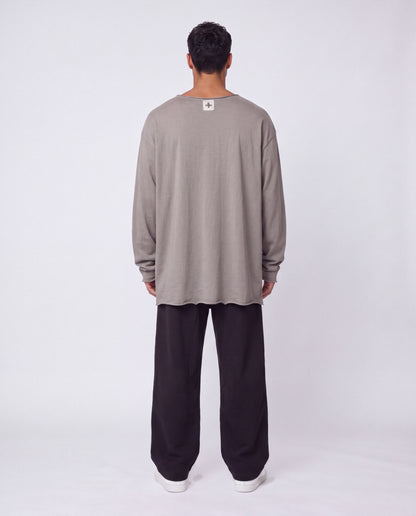 Long shirt- Liam Open Gray