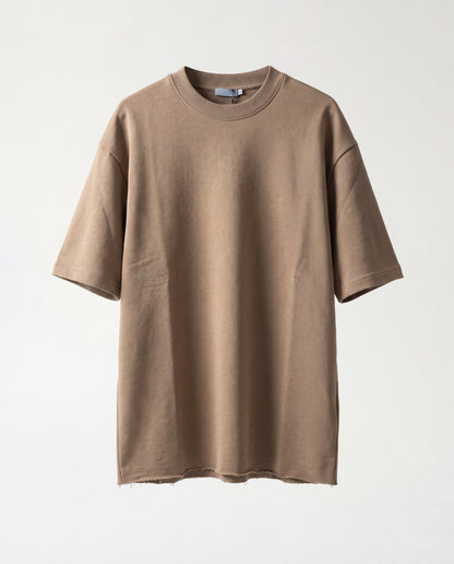 T-shirt- Oversize Plain Brown