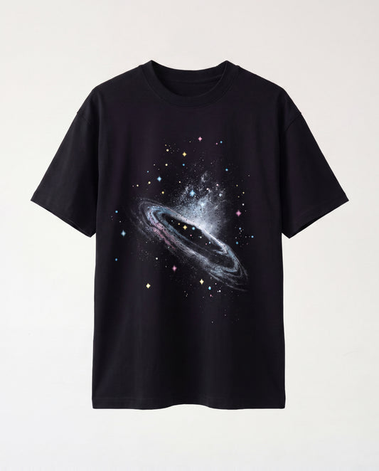 T-shirt- Oversize Space Black