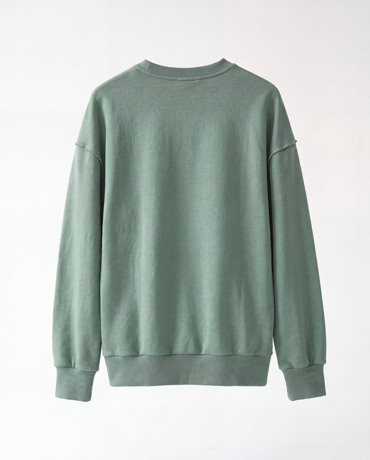 SWEATSHIRT OVERSIZE- Plain Green
