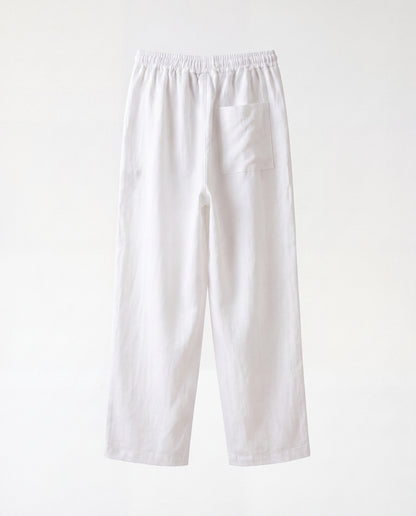 Pants Linen - Eliya Double White