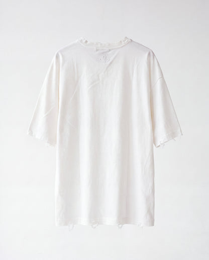 T-shirt Liam's linen rips White Pro
