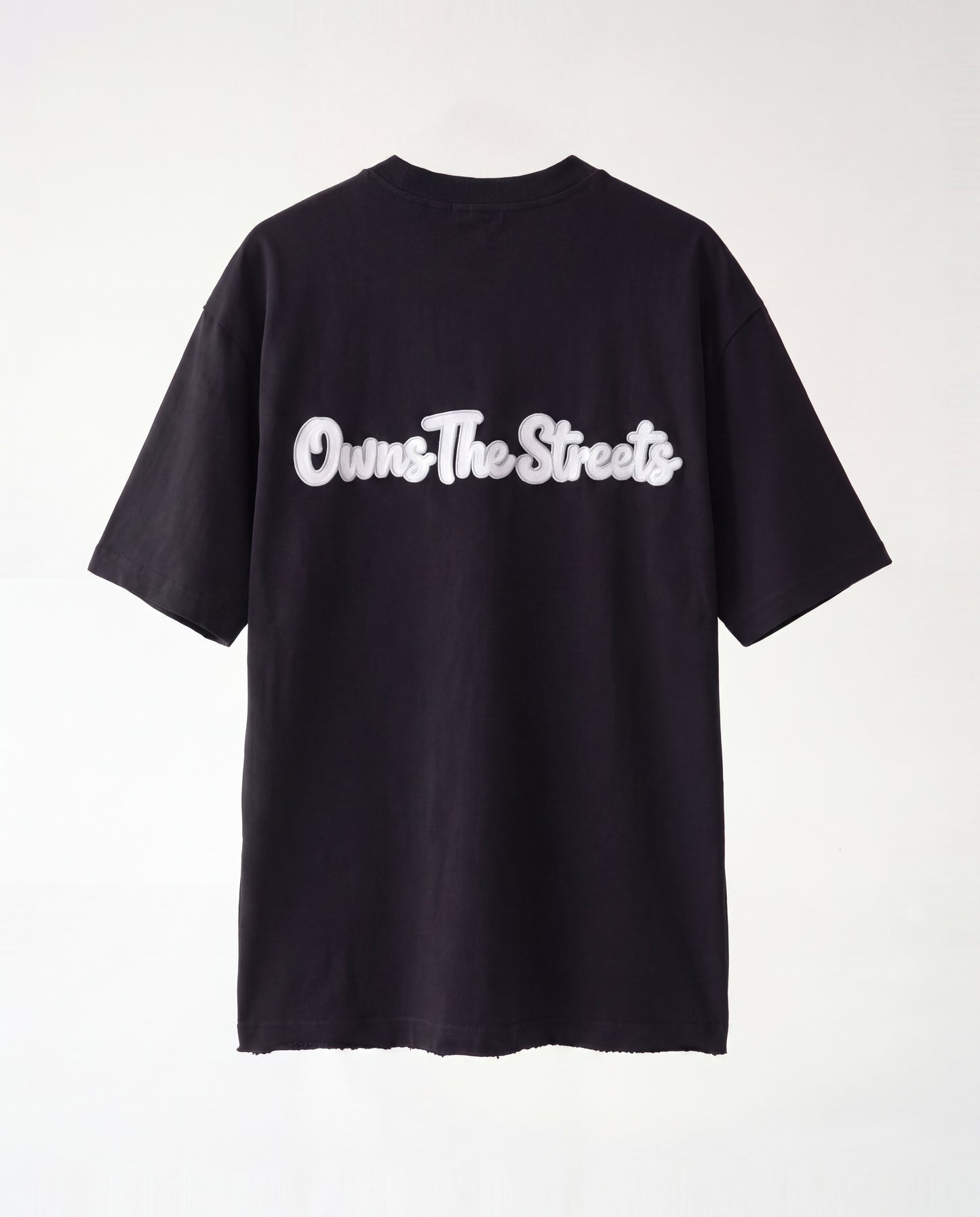 T-shirt- Oversize Streets Black