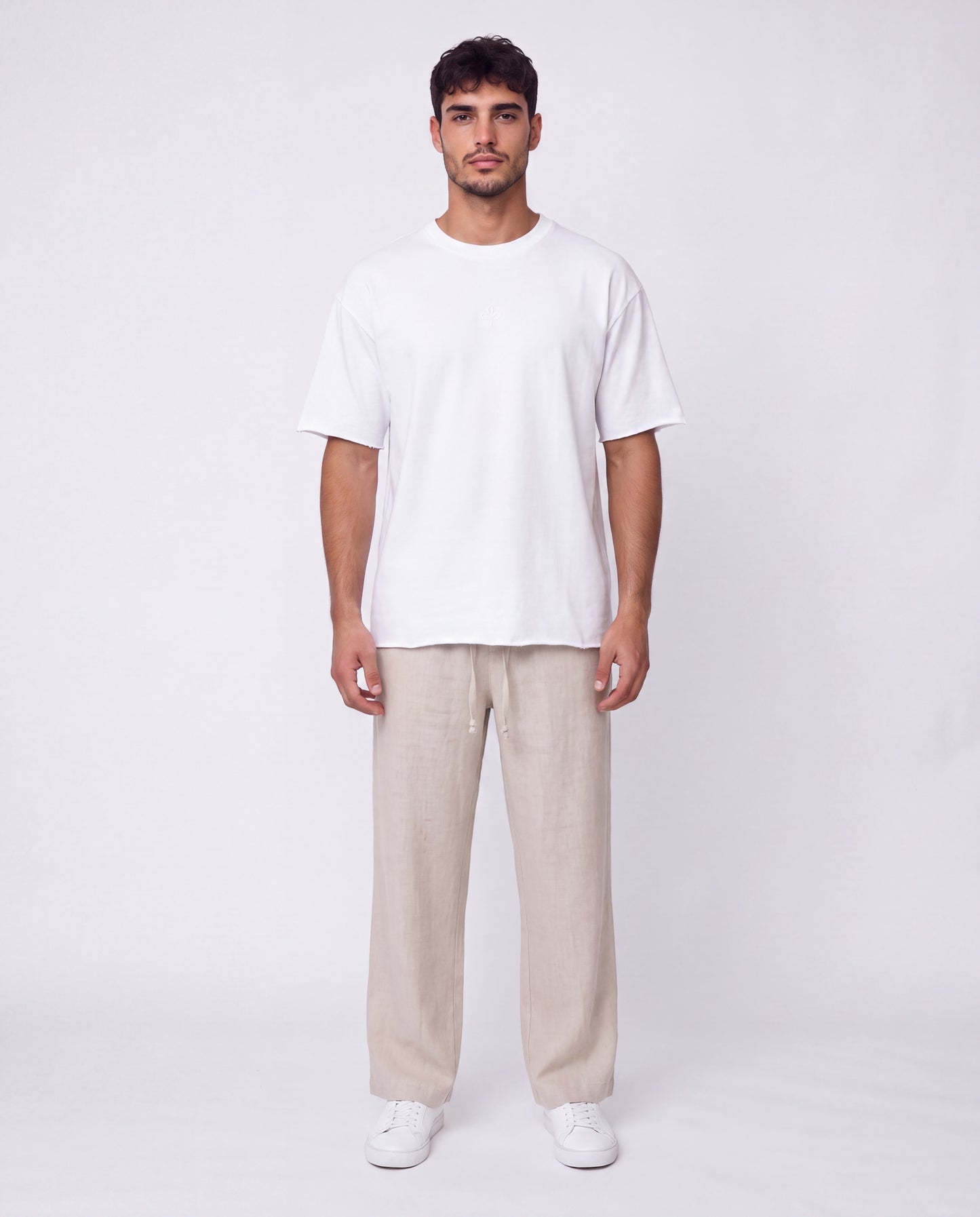 Pants Linen - Eliya Double Cream