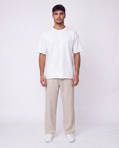 Pants Linen - Eliya Double Cream
