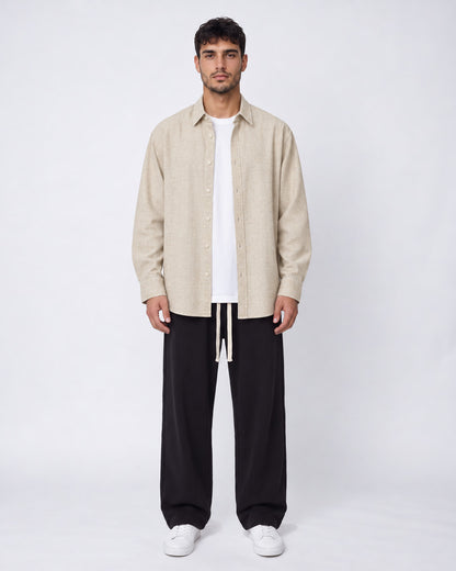 Shirt Oversize- FO Beige