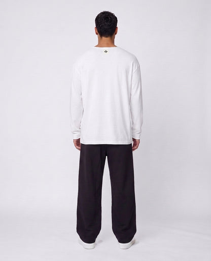 Long shirt- Liam Open White