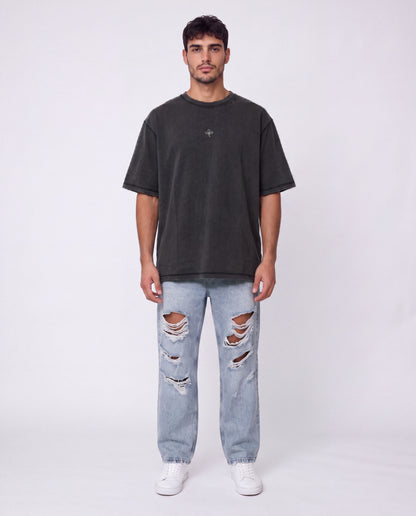 T-shirt- Oversize OverLock Gray
