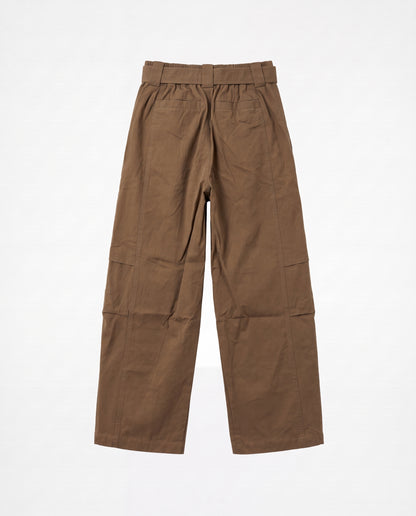 Pants- Linen balloon baggy Khaki