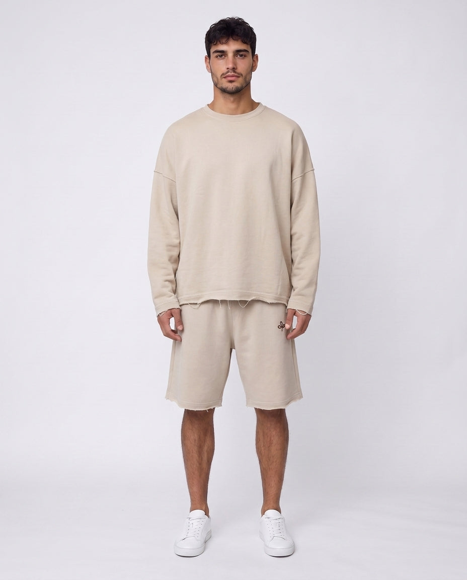 SHIRT- Raw Edge Beige