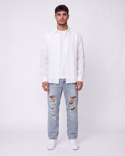 Shirt Oversize- FO White
