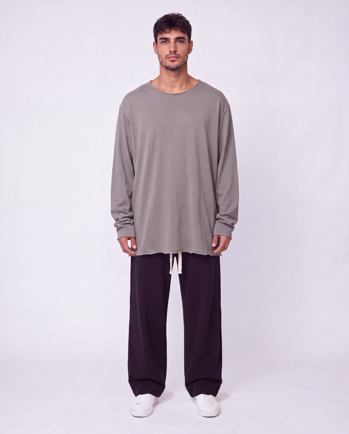 Long shirt- Liam Open Gray