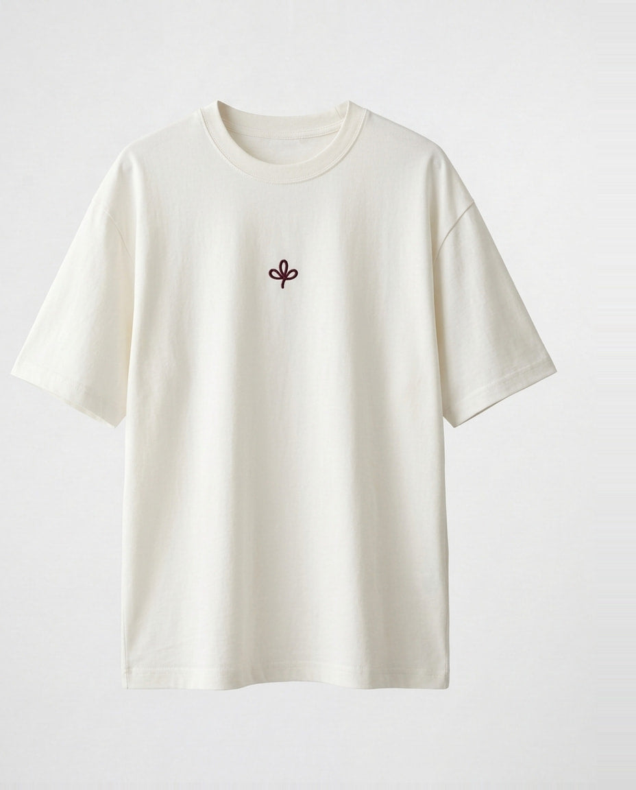 T-shirt FUCK NORMAL Bordo