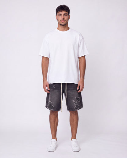 Short - Jeans Barel