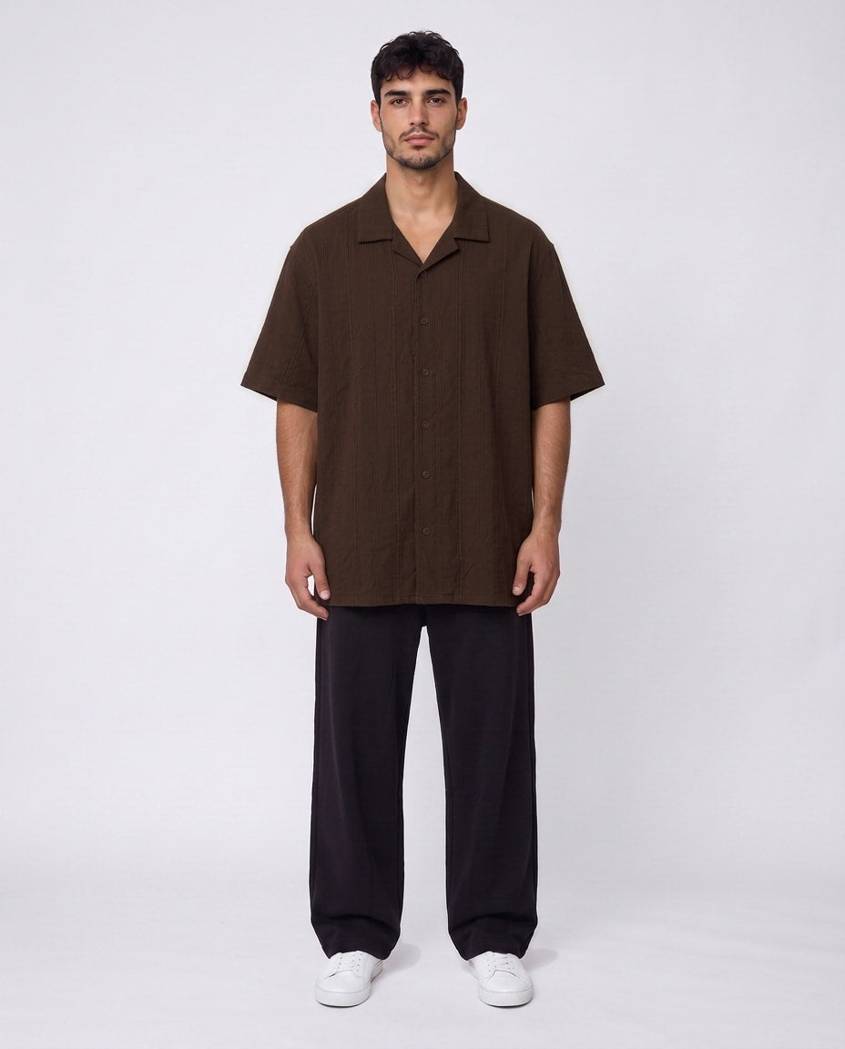 Shirt- Stripes Brown