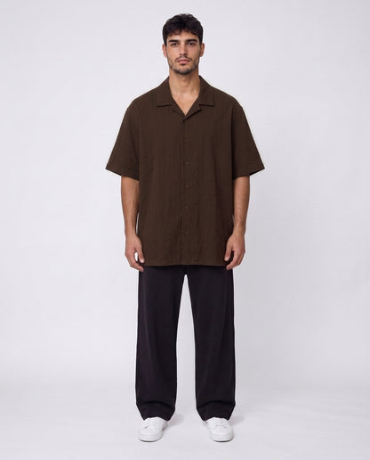 Shirt- Stripes Brown