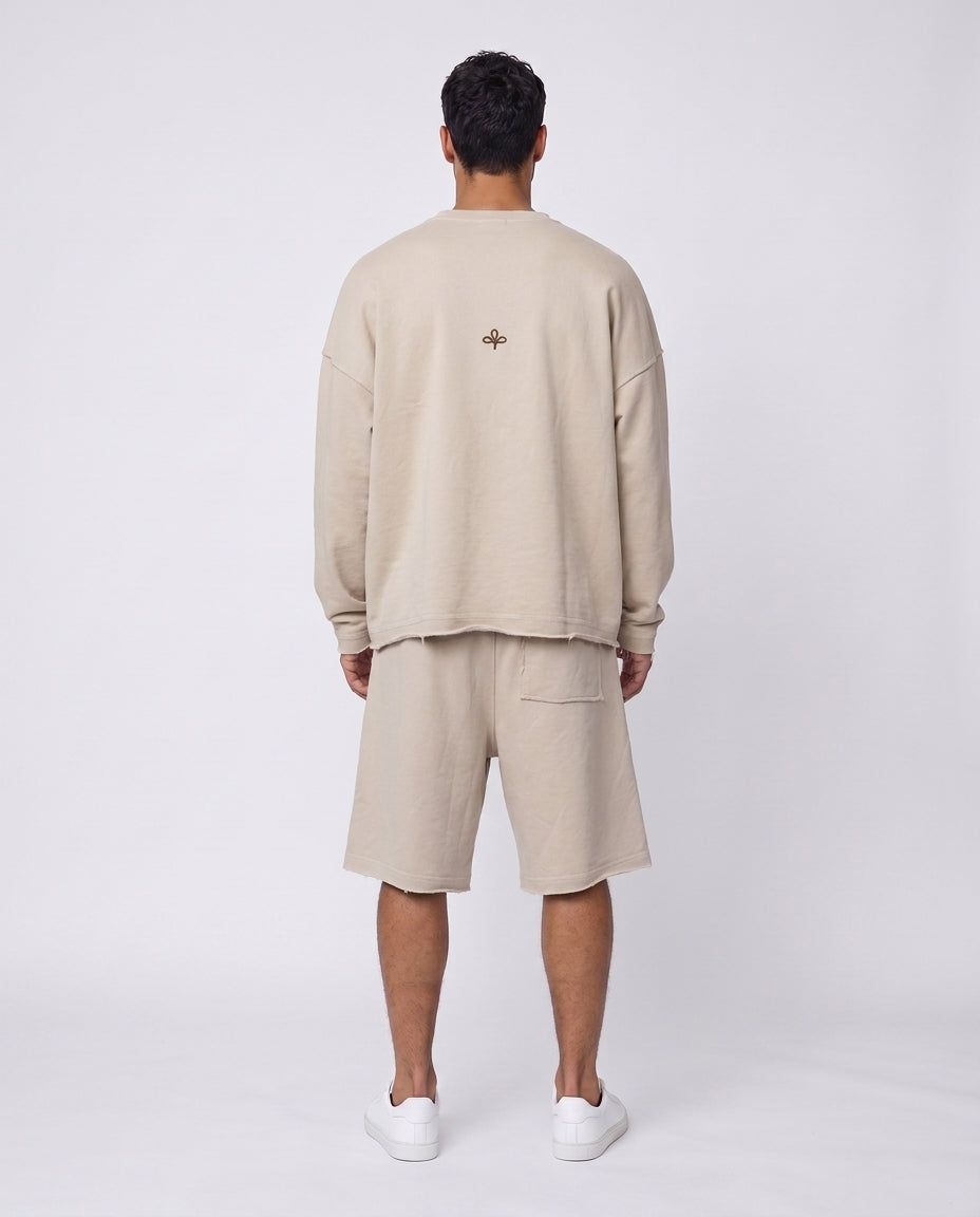 Short - Raw Edge Cream