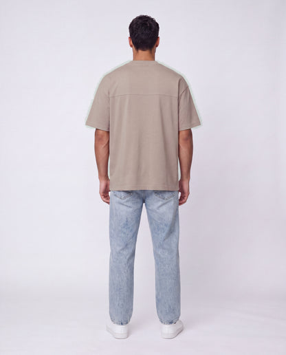 T-shirt- Oversize Flok Mocha
