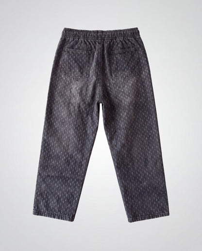 Jeans Lines Texture Rubber Black